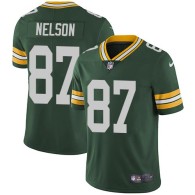Nike Packers -87 Jordy Nelson Green Team Color Stitched NFL Vapor Untouchable Limited Jersey