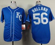 Kansas City Royals -56 Greg Holland Light Blue Alternate 2 Cool Base Stitched MLB Jersey