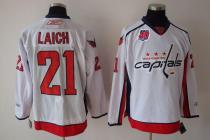 Washington Capitals -21 Brooks Laich White 40th Anniversary Stitched NHL Jersey