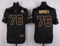 Nike Arizona Cardinals -76 Mike Iupati Pro Line Black Gold Collection Stitched NFL Elite Jersey