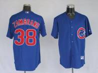 Chicago Cubs -38 Carlos Zambrano Stitched Blue MLB Jersey