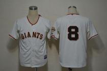 San Francisco Giants #8 Hunter Pence Cream Cool Base Stitched MLB Jersey
