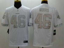 Nike Washington Redskins -46 Alfred Morris White NFL Limited Platinum Jersey