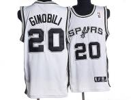 San Antonio Spurs -20 Manu Ginobili Stitched White NBA Jersey
