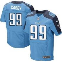 Nike Tennessee Titans -99 Jurrell Casey Light Blue Team Color Stitched NFL Elite Jersey