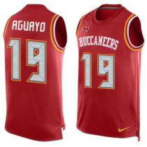 Nike Buccaneers -19 Roberto Aguayo Red Team Color Stitched NFL Limited Tank Top Jersey