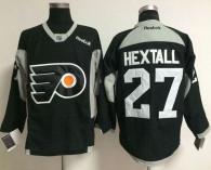 Philadelphia Flyers -27 Ron Hextall Black Practice Stitched NHL Jersey