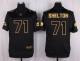 Nike Cleveland Browns -71 Danny Shelton Black Stitched NFL Elite Pro Line Gold Collection Jersey