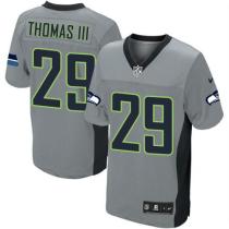 Nike Seattle Seahawks #29 Earl Thomas III Grey Shadow Men‘s Stitched NFL Elite Jersey