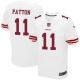 Nike San Francisco 49ers #11 Quinton Patton White Men‘s Stitched NFL Elite Jersey