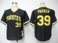 Mitchell and Ness Pittsburgh Pirates #39 Dave Parker Black Throwback Stitched MLB Jersey