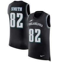 Nike Eagles -82 Torrey Smith Black Alternate Stitched NFL Limited Rush Tank Top Jersey