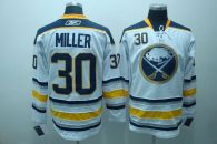 Buffalo Sabres -30 Ryan Miller Stitched White Third NHL Jersey