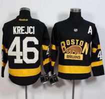 Boston Bruins -46 David Krejci Black 2016 Winter Classic Stitched NHL Jersey