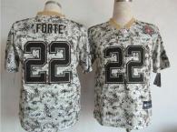 Nike Bears -22 Matt Forte Camo Men's Stitched NFL Elite USMC Jersey