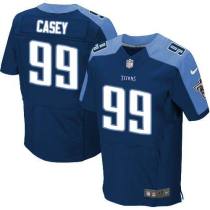 Nike Tennessee Titans -99 Jurrell Casey Navy Blue Alternate Stitched NFL Elite Jersey
