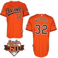 Baltimore Orioles #32 Matt Wieters Orange Cool Base Stitched MLB Jersey