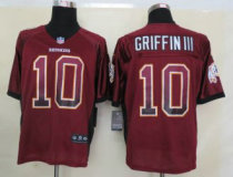 2013 NEW Nike Washington RedSkins 10 Griffin III Drift Fashion Red Elite Jerseys