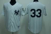 New York Yankees -33 Kelly Johnson White Stitched MLB Jersey
