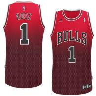 Chicago Bulls -1 Derrick Rose Red Resonate Fashion Swingman Stitched NBA Jersey