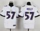 Nike Ravens -57 CJ Mosley White Men's Stitched NFL New Elite Jersey
