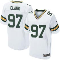 Nike Packers -97 Kenny Clark White Stitched NFL Elite Jersey