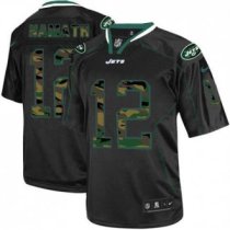 Nike New York Jets -12 Joe Namath Black NFL Elite Camo Fashion Jersey