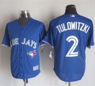 Toronto Blue Jays #2 Troy Tulowitzki Blue New Cool Base Stitched MLB Jersey
