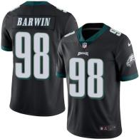 Nike Eagles -98 Connor Barwin Black Stitched NFL Color Rush Limited Jersey