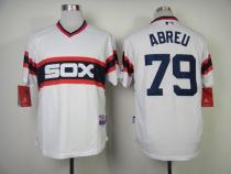 Chicago White Sox -79 Jose Abreu White Alternate Home Cool Base Stitched MLB Jersey