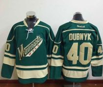 Minnesota Wild -40 Devan Dubnyk Green Stitched NHL Jersey