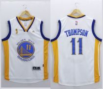 Golden State Warriors -11 Klay Thompson White New Champions Stitched NBA Jersey