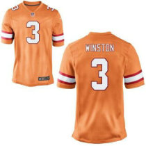 Nike Tampa Bay Buccaneers -3 Jameis Winston Orange Team Color Stitched NFL New Elite jersey