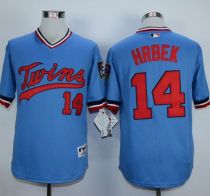 Minnesota Twins -14 Kent Hrbek Light Blue 1984 Turn Back The Clock Stitched MLB Jersey