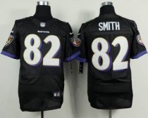 Nike Baltimore Ravens -82 Torrey Smith Black Alternate NFL Elite Jersey