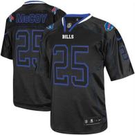 Nike Bills -25 LeSean McCoy Lights Out Black Men's Stitched NFL Elite Jersey