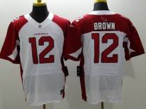 Nike Arizona Cardinals -12 John Brown White Stitched NFL Elite Jersey
