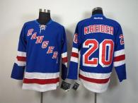 New York Rangers -20 Chris Kreider Blue Home Stitched NHL Jersey