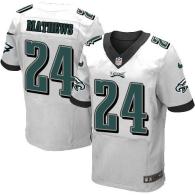 Nike Philadelphia Eagles #24 Ryan Mathews White Men's Stitched NFL New Elite Jersey