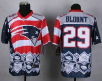 Nike New England Patriots -29 LeGarrette Blount Navy Blue NFL Elite Noble Fashion Jersey