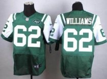 Nike New York Jets -62 Leonard Williams Green Team Color NFL Elite Jersey