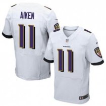 Nike Baltimore Ravens -11 Kamar Aiken White Stitched NFL New Elite Jersey