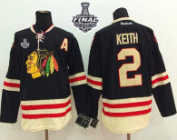 Chicago Blackhawks -2 Duncan Keith Black 2015 Winter Classic 2015 Stanley Cup Stitched NHL Jersey