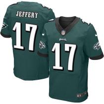 Nike Eagles -17 Alshon Jeffery Midnight Green Team Color Stitched NFL New Elite Jersey