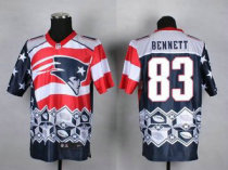Nike Patriots -83 Martellus Bennett Navy Blue Stitched NFL Elite Noble Fashion Jersey