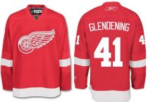 Detroit Red Wings -41 Luke Glendening Red Stitched NHL Jersey
