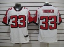 Nike Falcons 33 Michael Turner White Stitched NFL Elite Jersey