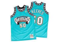 Memphis Grizzlies -50 Bryant Reeves Green Hardwood Classics Throwback Stitched NBA Jersey
