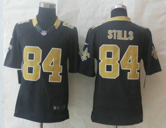 Nike New Orleans Saints -84 Kenny Stills Black NFL Limited Jerseys