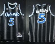 Orlando Magic -5 Victor Oladipo Black Throwback Stitched NBA Jersey